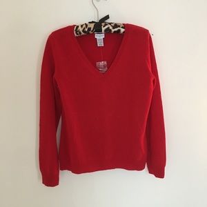 NWT BRAND NEW Red Cashmere Sweater